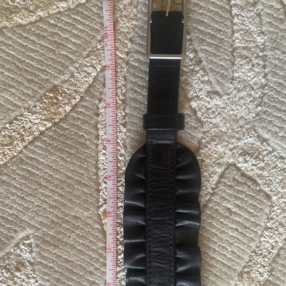 Black 3.1 Phillip Lim ruffled belt - Picture 5 of 6